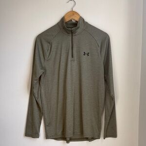 Under Armour Olive Green Athletic Quarter Zip